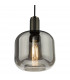 Nikolas Pendant Ceiling Light Polished Nickel Smoked Rounded Cuboid Glass-3