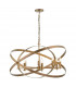 Nitya 8 Light Pendant Ceiling Light Mottled Copper-1
