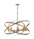 Nitya 8 Light Pendant Ceiling Light Mottled Copper-2