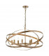 Nitya 8 Light Pendant Ceiling Light Mottled Copper-3