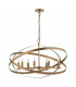 Nitya 8 Light Pendant Ceiling Light Mottled Copper-4