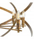 Nitya 8 Light Pendant Ceiling Light Mottled Copper-5