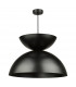 Riya Dome Pendant Ceiling Light Matt Black-1