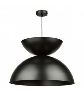 Riya Dome Pendant Ceiling Light Matt Black-1