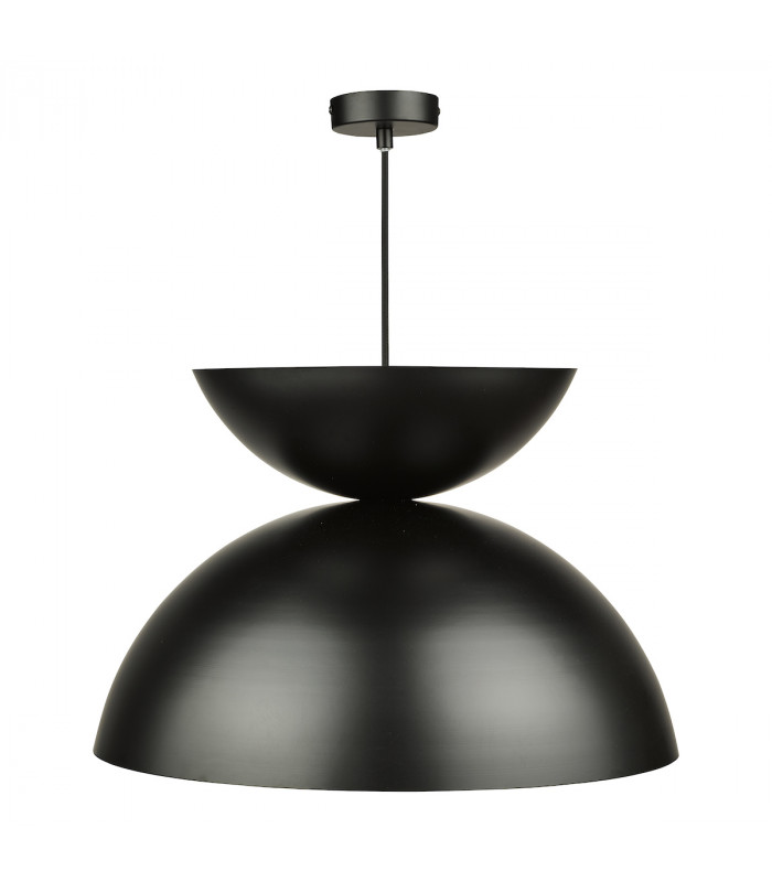 Riya Dome Pendant Ceiling Light Matt Black-2