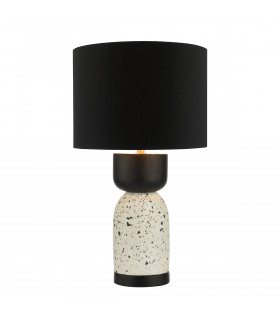Roja Table Lamp Terrazzo & Black With Shade-1