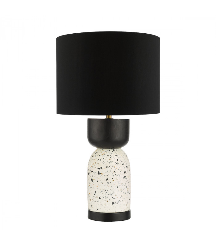 Roja Table Lamp Terrazzo & Black With Shade-2