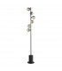 Spiral 6 Light Floor Lamp Matt Black Smoked Glass-1