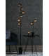 Spiral 6 Light Floor Lamp Matt Black Smoked Glass-4