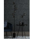 Spiral 6 Light Floor Lamp Matt Black Smoked Glass-5
