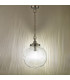 Tamara Bathroom Pendant Ceiling Light Polished Chrome Ribbed Glass IP44-3