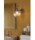 Tamara Bathroom Wall Light Polished Chrome Ribbed Glass IP44-5