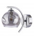 Nakita Wall Light Polished Chrome Smoked Dimpled Glass-2