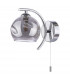 Nakita Wall Light Polished Chrome Smoked Dimpled Glass-4