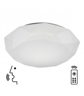 Diamante Smart Ceiling 80W LED 3000-5000K Tuneable White 5200lm Remote Control APP Alexa & Google Voice Control White-1