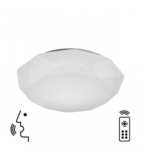 Diamante Smart Ceiling 80W LED 3000-5000K Tuneable White 5200lm Remote Control APP Alexa & Google Voice Control White-2