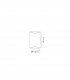 Cylinder Shape Waterproof IP68 RGB LED Light. 7 colours + white + candle. With remote contol Opal White-9