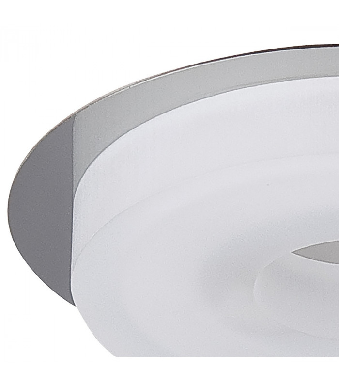 Marcel Recessed Down Light 6W LED Round 3000K IP44 550lm Polished Chrome/Frosted Acrylic Cut Out: 70mm Driver Included-6