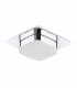 Marcel Recessed Down Light 5W LED Square 3000K IP44 450lm Polished Chrome/Frosted Acrylic Cut Out: 70mm Driver Included-1
