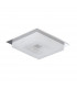 Marcel Recessed Down Light 6W LED Square 3000K IP44 550lm Polished Chrome/Frosted Acrylic Cut Out: 70mm Driver Included-1