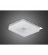 Marcel Recessed Down Light 6W LED Square 3000K IP44 550lm Polished Chrome/Frosted Acrylic Cut Out: 70mm Driver Included-2