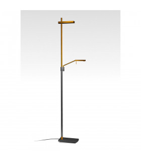 Phuket Floor Lamp 2 Light 21W Down 7W Up LED 3000K 3000lm Touch Dimmer Copper/Anthracite ITEM IS COLLECTION ONLY-2