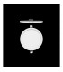 Saona 14.5cm Round LED Recessed Ultra Slim Downlight 12W 4000K 1080lm Matt White/Frosted Acrylic Driver Included-2