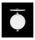 Saona 17.5cm Round LED Recessed Ultra Slim Downlight 18W 3000K 1580lm Matt White/Frosted Acrylic Driver Included-2