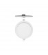 Saona 14.5cm Round LED Recessed Ultra Slim Downlight 12W 3000K 990lm Matt White/Frosted Acrylic Driver Included-1