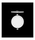 Saona 14.5cm Round LED Recessed Ultra Slim Downlight 12W 3000K 990lm Matt White/Frosted Acrylic Driver Included-2