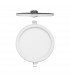 Saona 22.5cm Round LED Recessed Ultra Slim Downlight 24W 4000K 2200lm Matt White/Frosted Acrylic Driver Included-1