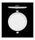 Saona 22.5cm Round LED Recessed Ultra Slim Downlight 24W 4000K 2200lm Matt White/Frosted Acrylic Driver Included-2