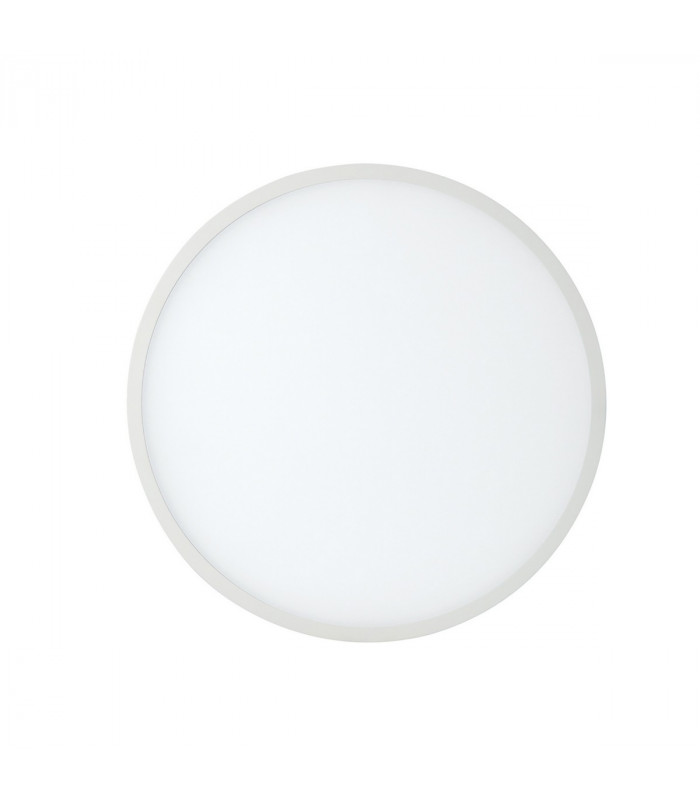 Saona 22.5cm Round LED Recessed Ultra Slim Downlight 24W 4000K 2200lm Matt White/Frosted Acrylic Driver Included-7