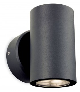 LED 2 Light Outdoor Wall Light Graphite IP54 - 1