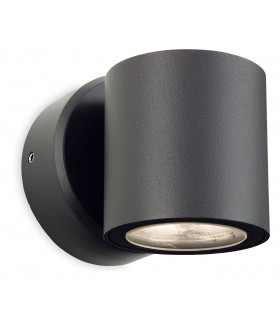 LED Single Outdoor Wall Light Graphite IP54 - 1