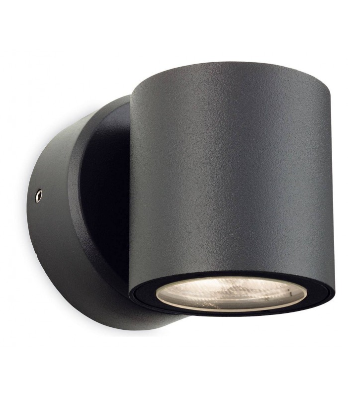 LED Single Outdoor Wall Light Graphite IP54 - 1