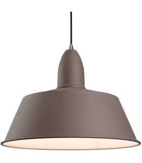 1 Light Dome Ceiling Pendant Concrete, E27 - 1