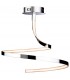Integrated LED Semi Flush Light Chrome - 1