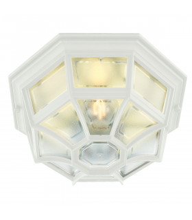 Latina 1 Light Outdoor Wall Lantern Light White IP44 E27