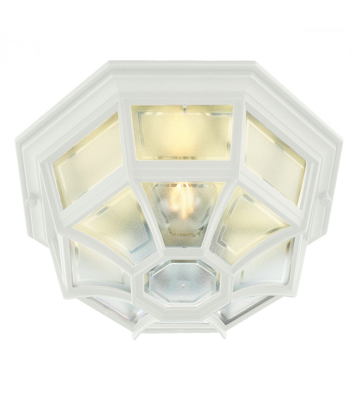 Latina 1 Light Outdoor Wall Lantern Light White IP44 E27