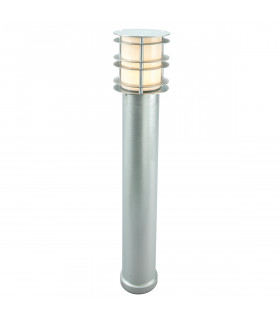 Stockholm Outdoor Large Bollard Galvanised E27-1