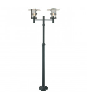Stockholm Outdoor Twin Lamp Post E27