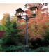 Turin Grande 2 Light Twin Outdoor Post Lantern Black IP54 E27-2