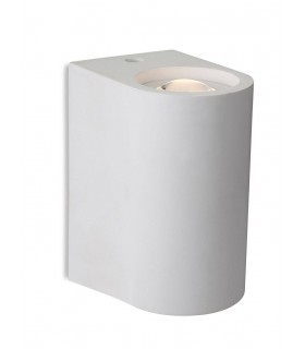 LED 2 Light Plaster Indoor Wall Light White - 1