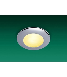 1 Light Bathroom Ceiling Downlight Chrome IP64 - 1