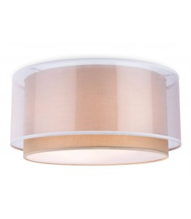 3 Light Flush Light Taupe, E27 - 1