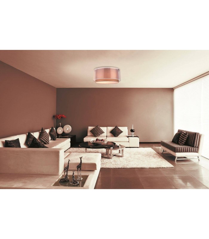 3 Light Flush Light Taupe, E27 - 2