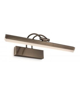 LED 1 Light Picture Wall Light - 8w Antique Brass - 1