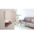 1 Light Indoor Wall Light (Switched) Dark Walnut, Cream Shade, E27 - 2