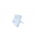 LED Floodlight 10W 4000K 900lm Matt White IP65 - 1